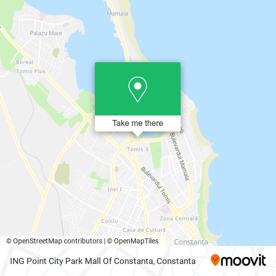 ING Point City Park Mall Of Constanta map