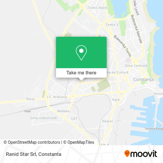 Ranid Star Srl map