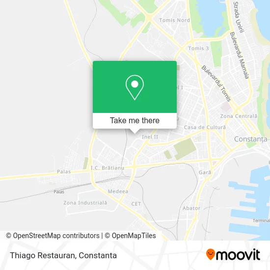 Thiago Restauran map