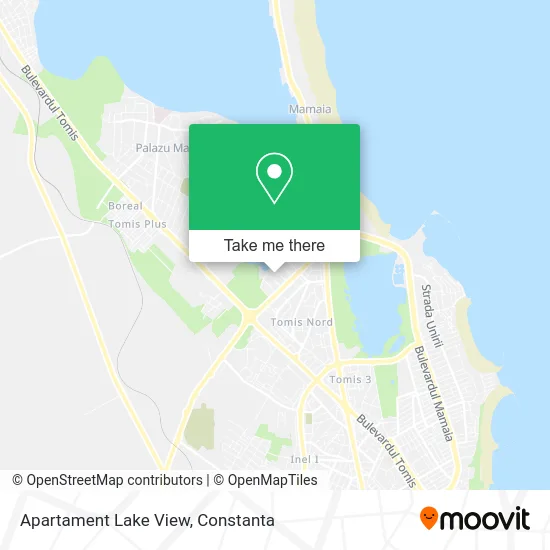 Apartament Lake View map
