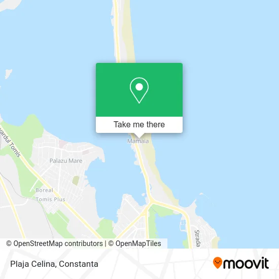 Plaja Celina map
