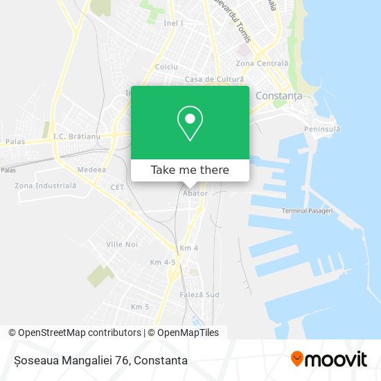 Șoseaua Mangaliei 76 map