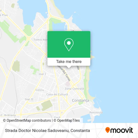 Strada Doctor Nicolae Sadoveanu map