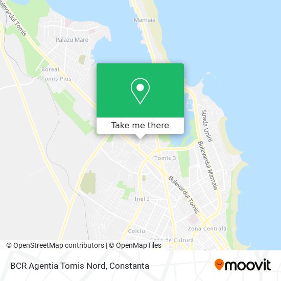BCR Agentia Tomis Nord map
