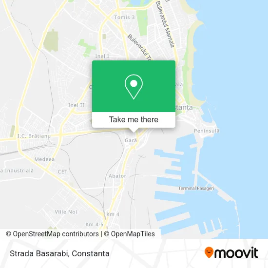 Strada Basarabi map