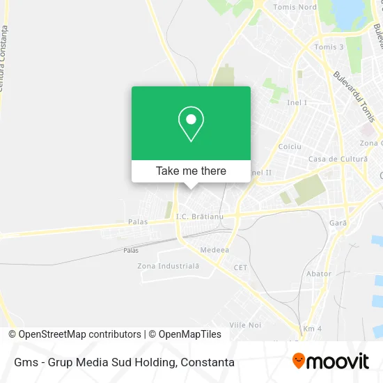 Gms - Grup Media Sud Holding map
