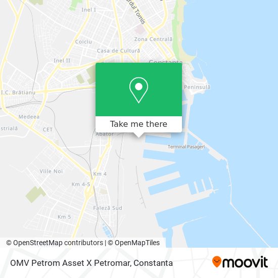 OMV Petrom Asset X Petromar map