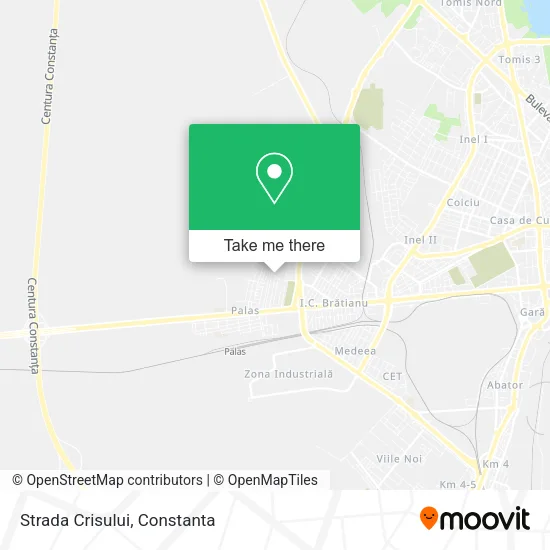 Strada Crisului map
