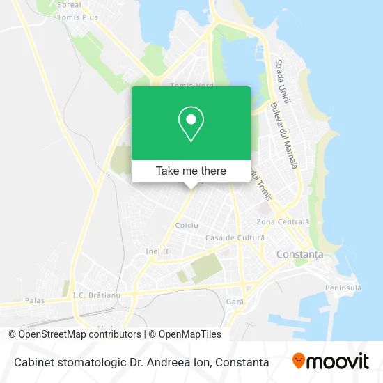 Cabinet stomatologic Dr. Andreea Ion map