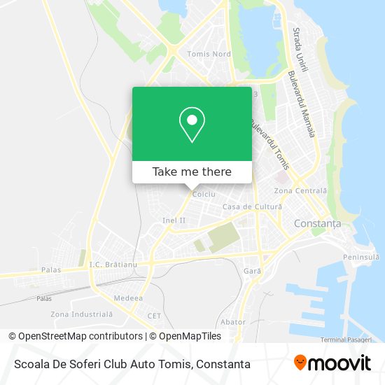 Scoala De Soferi Club Auto Tomis map