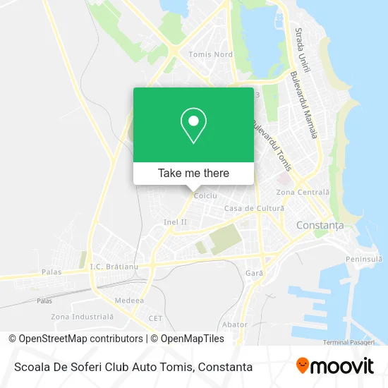 Scoala De Soferi Club Auto Tomis map