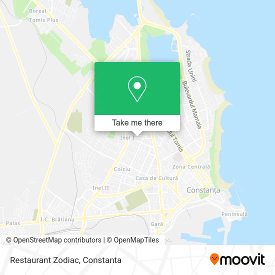 Restaurant Zodiac map