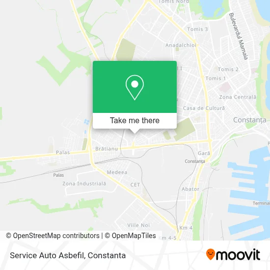 Service Auto Asbefil map