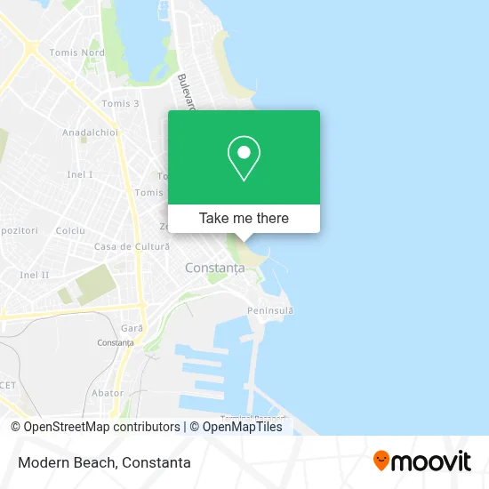 Modern Beach map