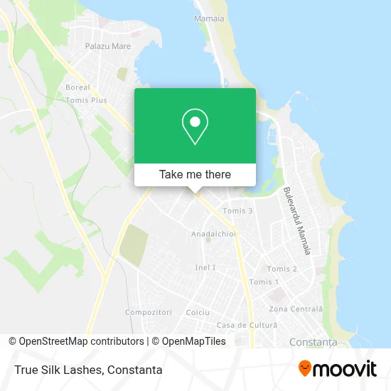 True Silk Lashes map