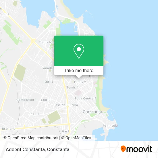 Addent Constanta map