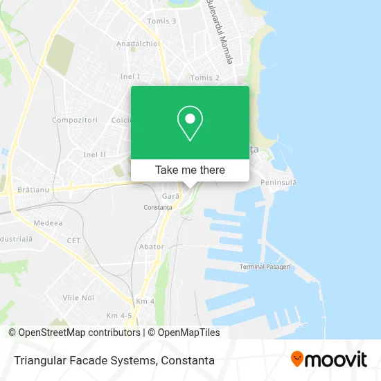 Triangular Facade Systems map