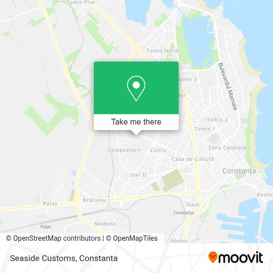 Seaside Customs map