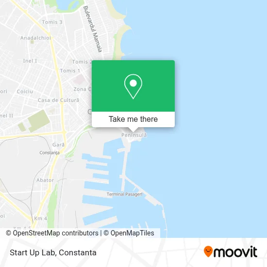 Start Up Lab map