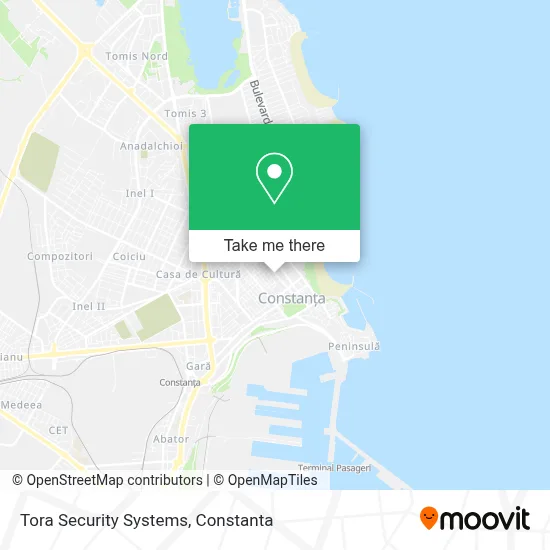 Tora Security Systems map