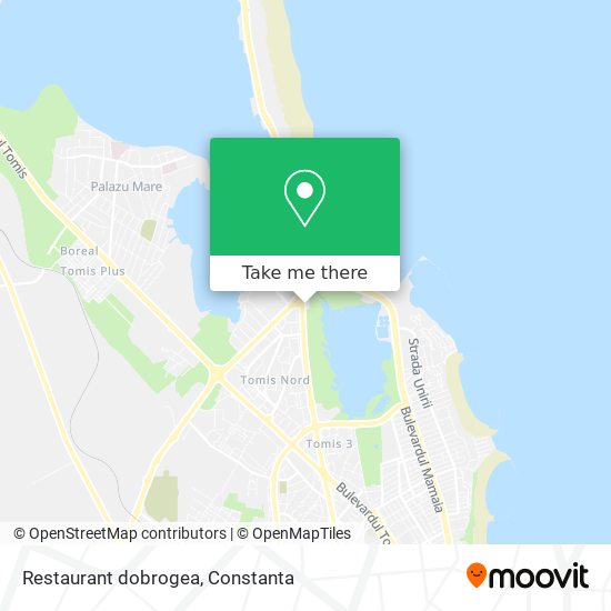 Restaurant dobrogea map