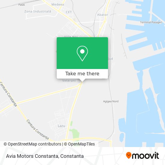 Avia Motors Constanta map