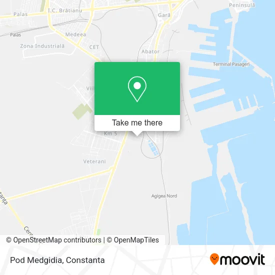Pod Medgidia map