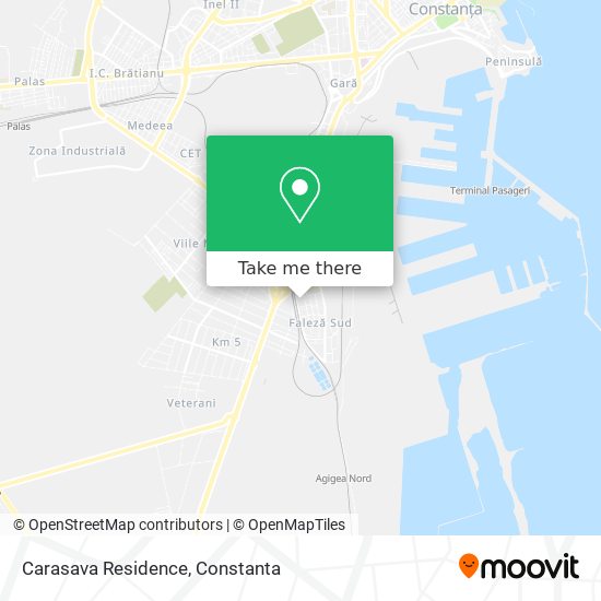 Carasava Residence map