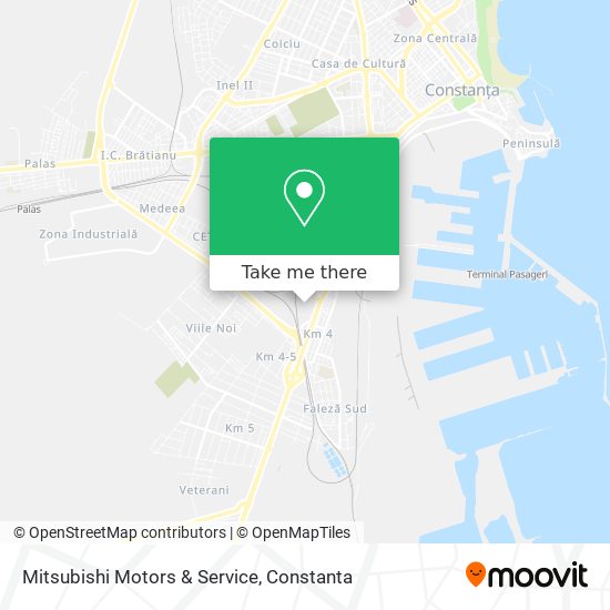 Mitsubishi Motors & Service map