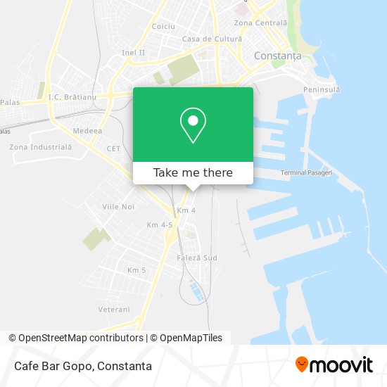 Cafe Bar Gopo map