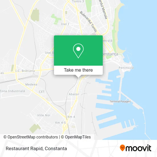 Restaurant Rapid map