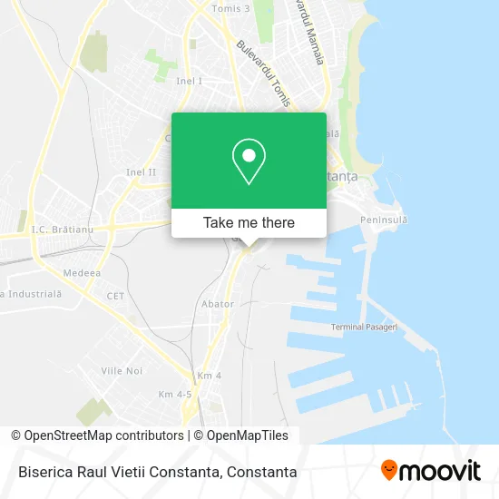 Biserica Raul Vietii Constanta map