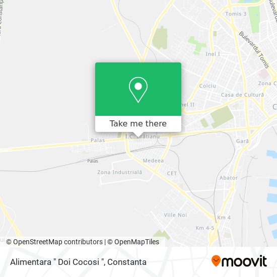Alimentara " Doi Cocosi " map