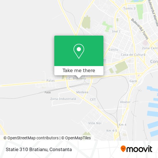 Statie 310 Bratianu map