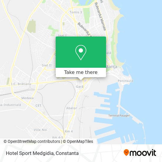 Hotel Sport Medgidia map