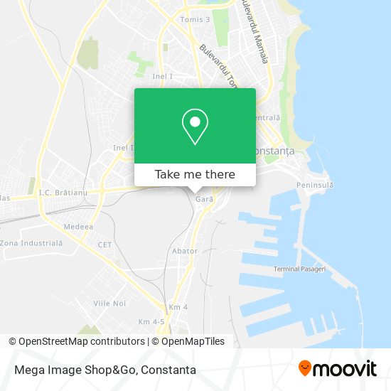 Mega Image Shop&Go map
