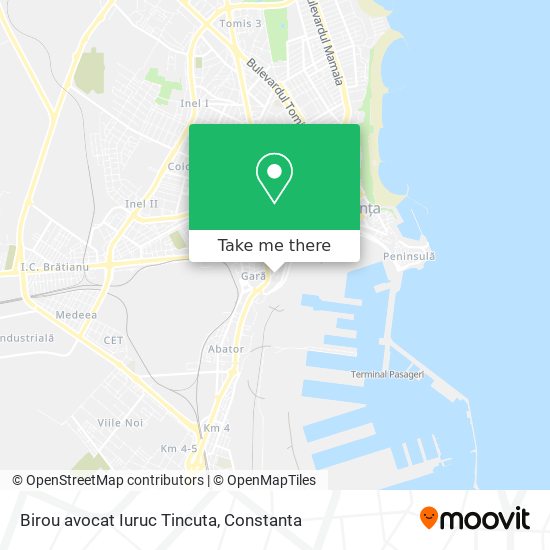 Birou avocat Iuruc Tincuta map