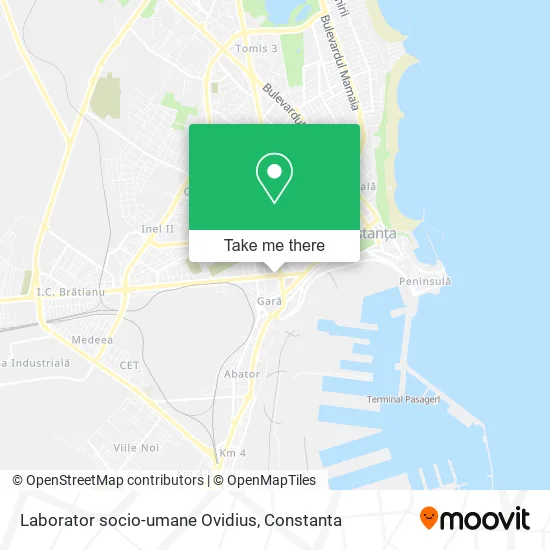 Laborator socio-umane Ovidius map