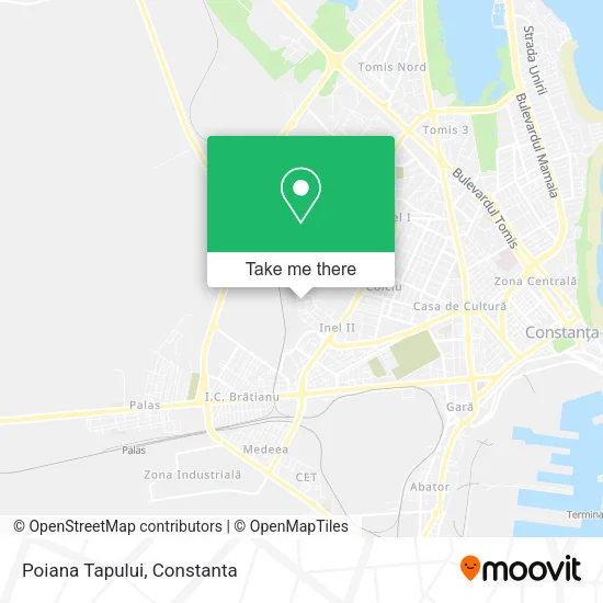 Poiana Tapului map