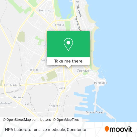 NPA Laborator analize medicale map