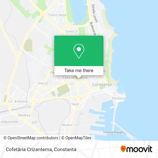 Cofetăria Crizantema map