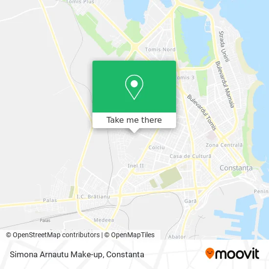 Simona Arnautu Make-up map