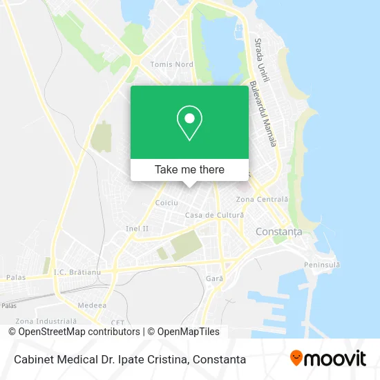 Cabinet Medical Dr. Ipate Cristina map