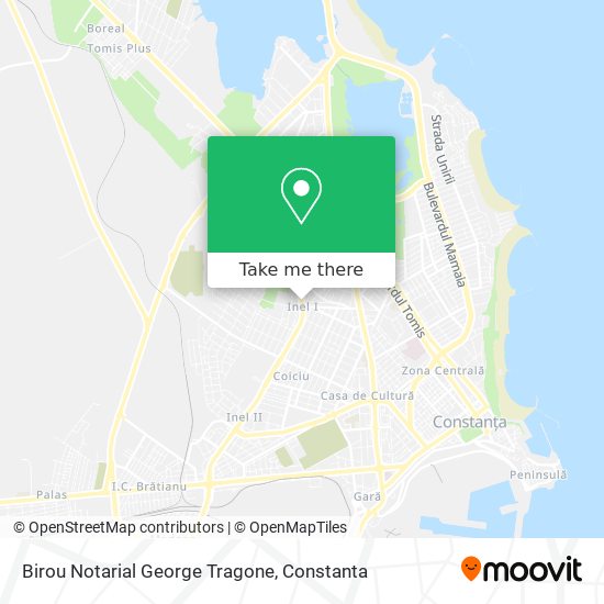 Birou Notarial George Tragone map