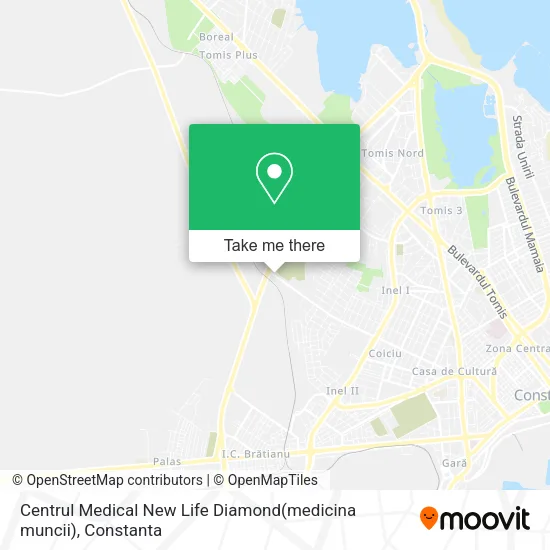Centrul Medical New Life Diamond(medicina muncii) map