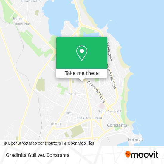 Gradinita Gulliver map