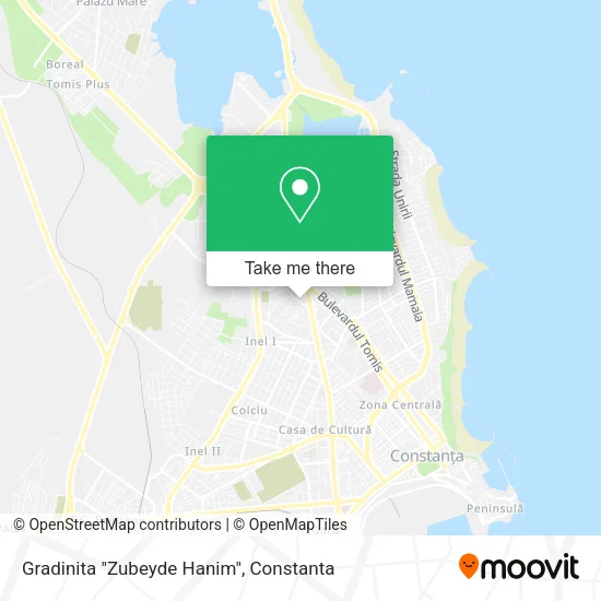 Gradinita "Zubeyde Hanim" map