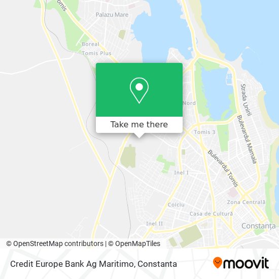 Credit Europe Bank Ag Maritimo map