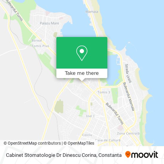 Cabinet Stomatologie Dr Dinescu Corina map