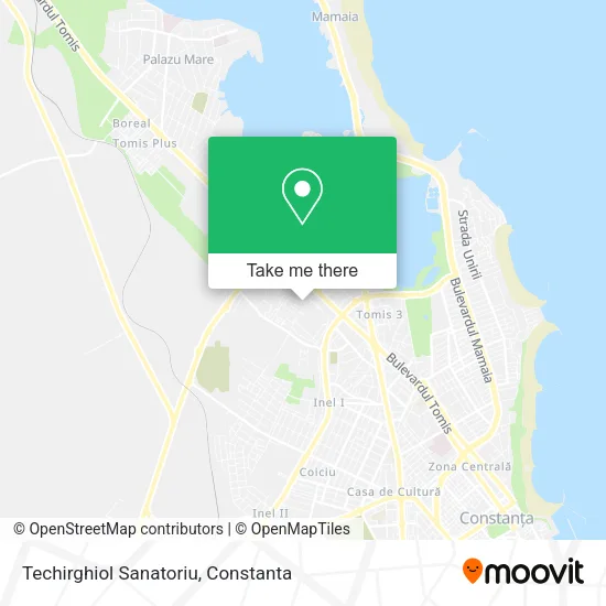 Techirghiol Sanatoriu map